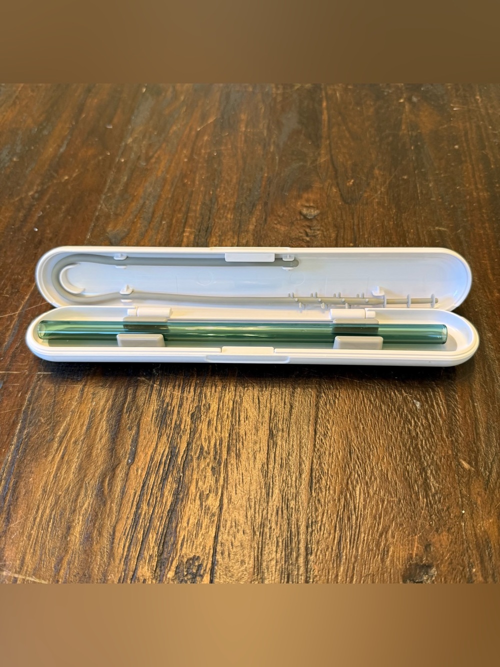 SOMA Reusable Glass Straw with Case -Turquoise